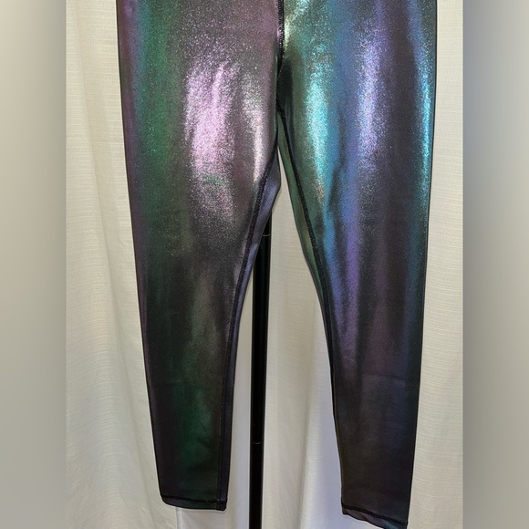 ZYIA Mirage Metallic Leggings | size 2 - Picture 3 of 9